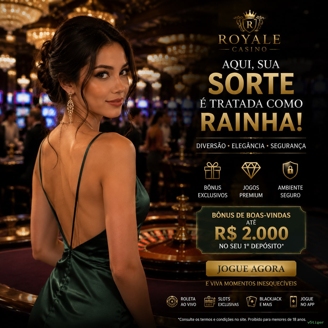 Slots com prêmios v5tiger